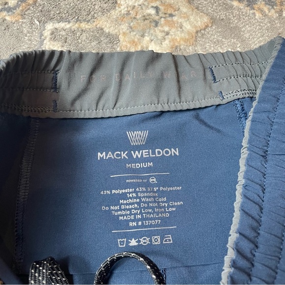 Mack Weldon Blue Shorts - Picture 4 of 4